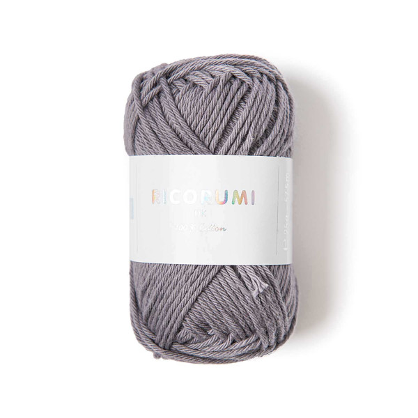 Rico Design Creative Ricorumi Wolle Garn für Amigurumis 25g Farbe 059 mausgrau