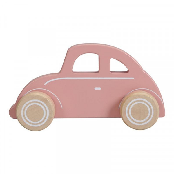 Little Dutch Auto Spielauto aus Holz pink