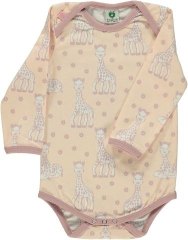 Smafolk Baby-Body Sophie la girafe rosa 56