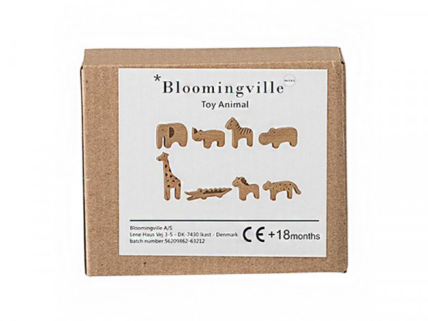 Bloomingville Spielfiguren für Spielteppich Zoo