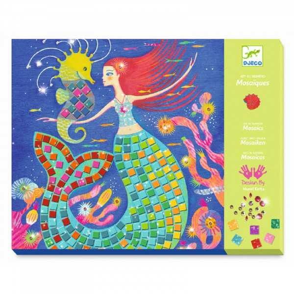 Djeco Mosaik Glitzer: Der Gesang der Meerjungfrauen für Kinder