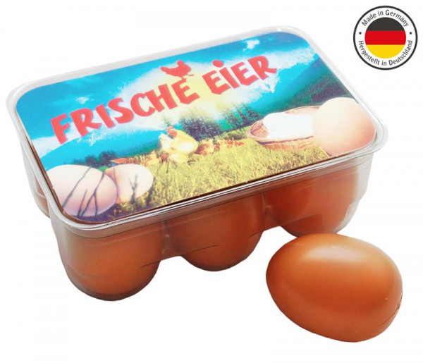 Tanner 6 Eier in Box für die Kinderspielküche