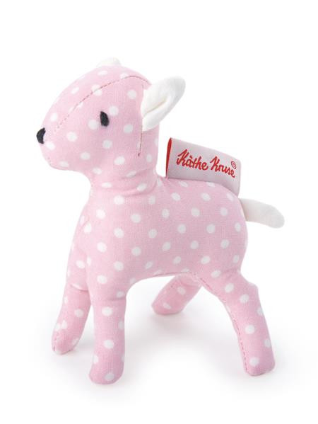 Käthe Kruse 0178409 Mini Greifling Babyspielzeug Lamm rosa