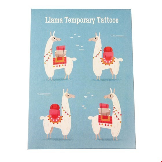 Rex London Niedliche Kinder-Tattoos Temporary Tattoos Lama