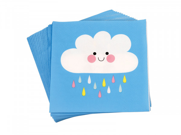 Rex International Kinder Papierservietten Happy Cloud, 20 Stück