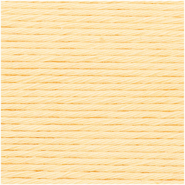 Rico Design Creative Cotton aran Wolle 50g Farbe 63 Hellgelb