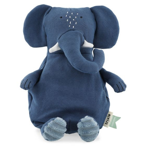 Trixie Plüschtier Kuscheltier Stofftier Mrs. Elephant Elefant blau klein small