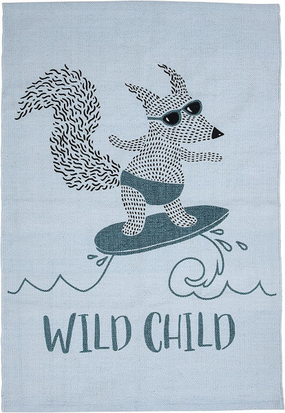 Bloomingville Kinderteppich Teppich Wild Child aus Baumwolle 70 x 107 cm