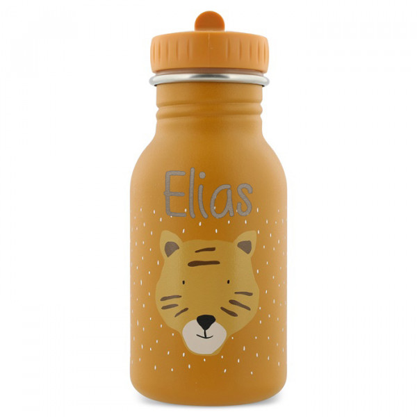 Trixie Trinkflasche aus Edelstahl Mr Tiger Orange 350ml personalisiert