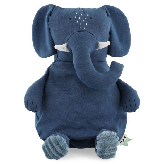 Trixie Plüschtier Kuscheltier Stofftier Mrs. Elephant Elefant blau groß large